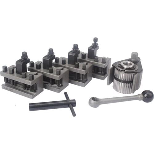 HOT-Lathe Quick Change Tool Post Set WM210V&WM180V&0618 12X12mm Tool Rest for Swing Over Bed 120-220mm