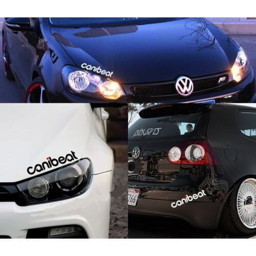 Motorcycle sticker cool funny hellaflush canibeat modified die cut car sticker for front windshield