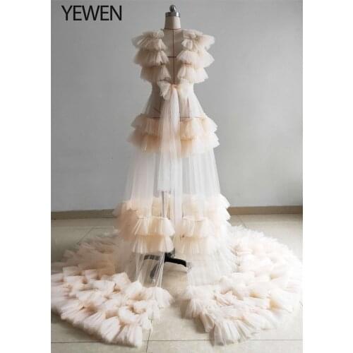 New Summer Mesh Tulle Sexy Lady Party Dress 2021 Sleeveless Maternity Photography Dresses Pregnancy Photography Prop YEWEN