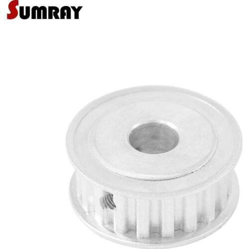SUMRAY XL 22T Timing Pulley 5/6/6.35/7/8/10/12/12.7/14/15/16/17/20mm Bore Tooth Belt Pulley 11mm Width Aluminium Pulley Wheel