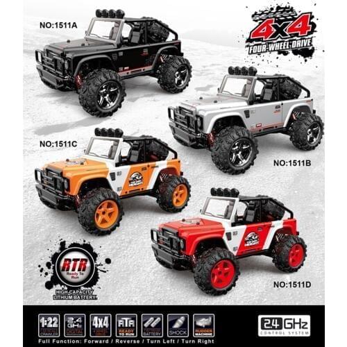 SUBOTECH BG1511 Mini RC Car 1:22 Scale 25MPH High Speed 2.4GHz 4WD Desert Buggy Ready to Race