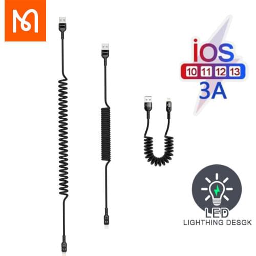 Mcdodo genuine Iphone cases spring charging usb, 2A power supply, support QC4.0 quick charging, easy to use in the car