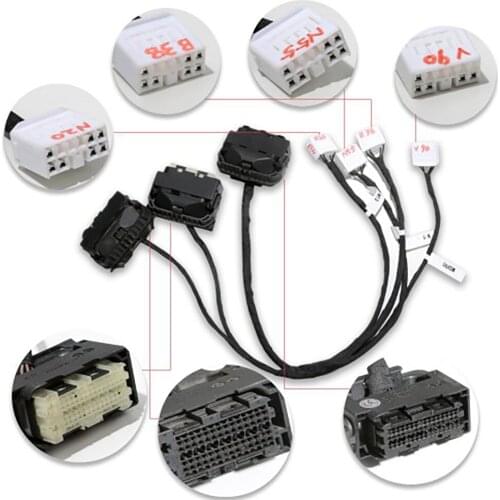 Xhorse For BMW DME Cloning Cable with Multiple Adapters B38 - N13 - N20 - N52 - N55 - MSV90 Work with VVDI PROG Diagnostic Tools