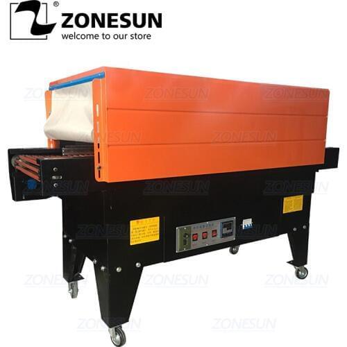ZONESUN Heat Sealing Package Machine Automatic Shrink Wrapping Machine Plastic Tableware PVC Film Machine