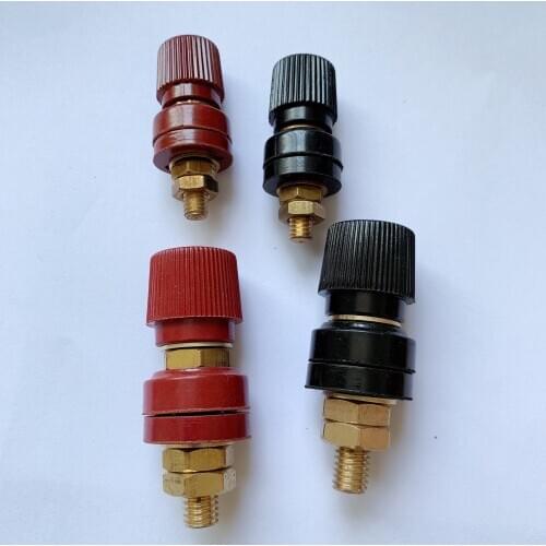 1pcs 333 / 555 Cable terminal 6mm / 8mm iron core / copper core welding inverter power supply connection terminal connector