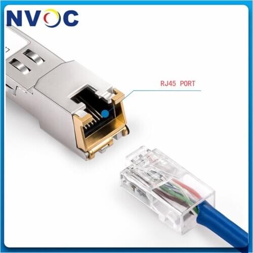 Free Shipping 10Gbps Copper SFP Transceiver 10G Copper RJ45 SFP+Transceiver Module Compatible with10G Ethernet Switch