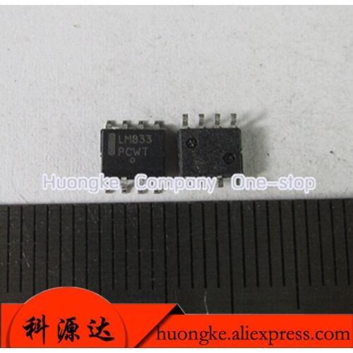 10PCS/LOT LM833 LM833 SOP8 In Stock