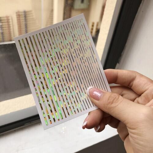 1 pcs Nail art adhesive 3D stickers bendable laser gold and silver lines black and white lines curved nail applique jewelry