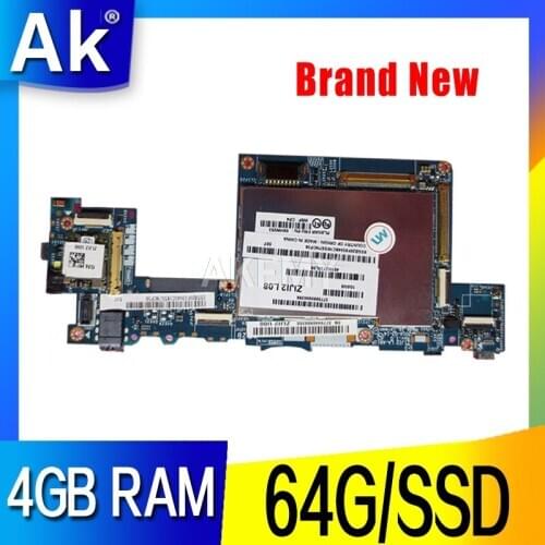 Akemy ZIJI2 LA-A811P For Lenovo ThinkPad 10 ThinkPad10 notebook motherboard FRU 00HW378 W8P Z3795 4GB 64G/SSD 100% Test OK