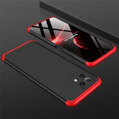 3-in-1 Case For Xiaomi Mi 11 Lite Case 360 Degree Full Protective Phone Cases for Coque Xiaomi 11 Lite Mi11 lite 11Lite 5G Cover