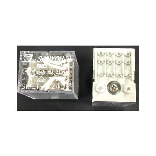 SMET-424DP 24VDC 5A 250VAC DIP14 18F SANYON RELAY 4 From C ,New and original