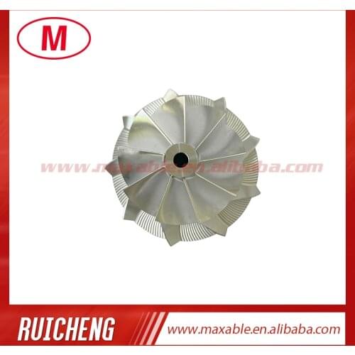 GT12 36.35/49.00 mm 9+0 blades high performance turbocharger billet/milling/aluminum 2618 compressor wheel