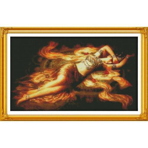 Everlasting Love Dreamland Chinese Cross Stitch Kits Ecological Cotton Stamped 14CT 11CT DIY Christmas Gift Wedding Decoration