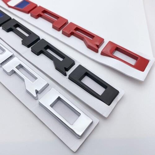 Metal 3D Car Styling Badge Side Wing Fender Sticker Auto Emblem Decal For CAMARO Accessories Spark Emblem Badge Nameplate Rear