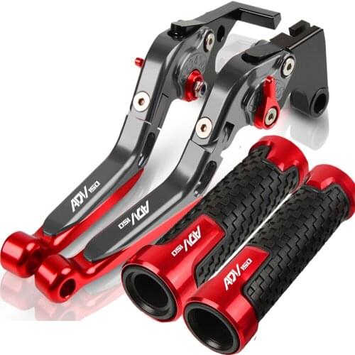 Motorcycle Aliuminum Brake Clutch Levers Handlebar knobs Handle Hand Grip sooter for HONDA ADV150 2019 2020 Hand Grips ADV 150