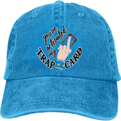 Trap Card Baseball Cap Men Yu-Gi-Oh! Duel Links Magic Card Games Caps colors Women Summer Snapback Caps