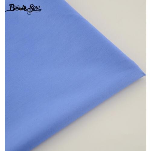 New Arrival Home Textile Qulting Bed Sheet DIY Patchwork 100% Cotton Twill Classic Solid Blue Color Fabric Tela Tecido