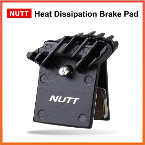 NUTT Disc Brake Pad Mountain Bike Bicycle Hydraulic Caliper Heat Dissipation Semi Metal Resin With Cooling Bike Parts