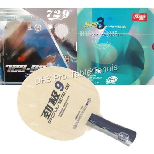Pro Combo Racket DHS POWER.G9 PG9 with NEO Hurricane3 and 729-08