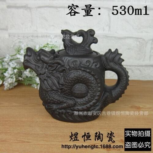 Manufacturers selling wholesale handmade carving are recommended to heavy in extremely good fortune longfeng pot pot