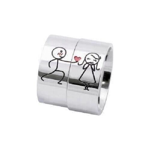 HAND İŞLEMESİ Litter Kids Character DOUBLE WEDDING RING