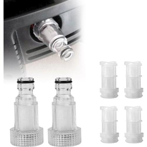2pcs High Pressure Connection Filters+4pcs Nets For Karcher K2-K7 Series Hose Pipe Fitting Nozzle Garden Machinery