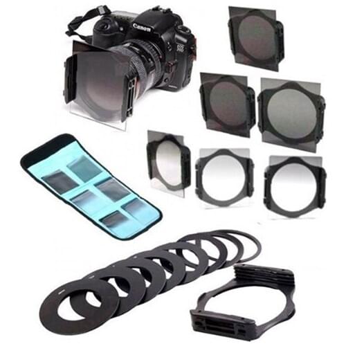 Top 17 in 1 Digital Camera Lens Gradual ND Filter Set for Cokin P Series