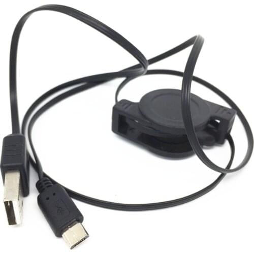 Retractable Micro USB Data Sync Charger Cable for Samsung I5510 Galaxy S Glide I9220 I9100 I9268 S6108 S6500D