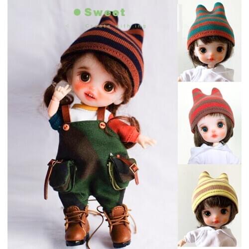 1PCS New bjd Doll Hat Fashion ob11 Hat for ob11,obitsu11,GSC, PICCODO9,molly,1/12bjd doll clothes accessories for doll Toy hat