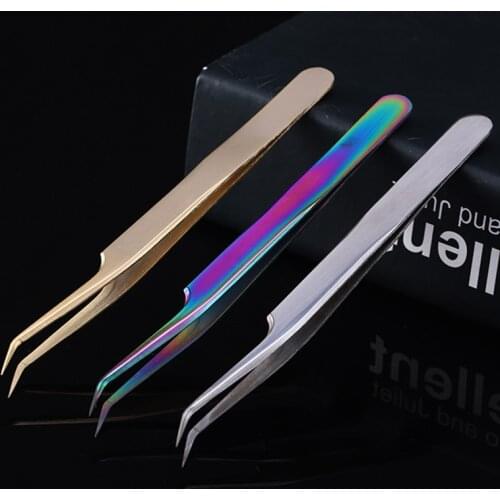 1Pcs Upgrade 3D 6D Volume Lash Tweezers Eyebrow Tweezers Excellent Closure Ultra Fine Tip Tweezer for Eyelash Extension