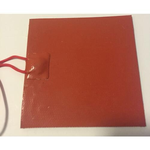 100x100mm 150w 24v silicone riscaldatore silicone heating pad/element Used for High speed copier with ink Electric Heating Pads