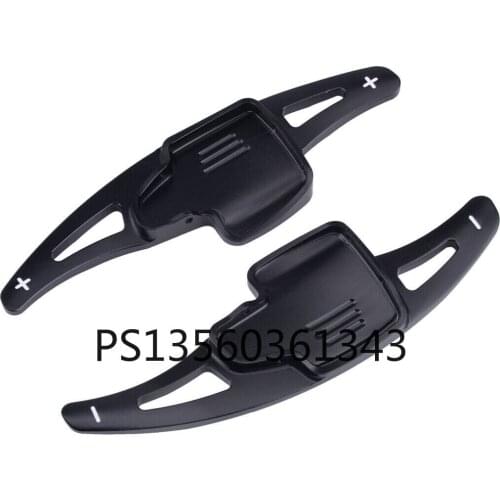 2xBlack Steering Wheel Gear Shift Paddle Shifter Extension Fit For Ford Ecosport