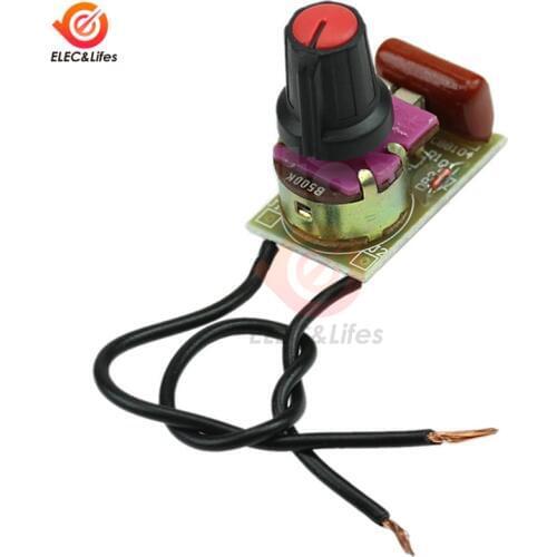 2Pcs 100W Dimmer Module DIY Kit with Switch Speed Regulation Module For Arduino LED Dimming Switch Electronic Suite