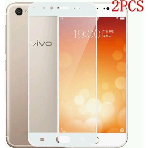 2PCS Full Cover Tempered Glass For Vivo V5 Screen Protector protective film For Vivo V5 Plus V5plus glass