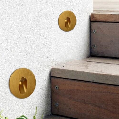 3W led Stair Light with Embedded box Corner Lamps Aluminum Step Lights Outdoor Waterproof LED Wall Lamp Footlight