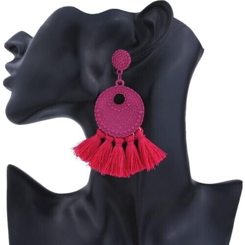 30Pairs/lot Vintage Bohemian Tassel Earrings For Women Charm Earings Fashion Jewelry Wedding Bridal Statement Fringe Earring