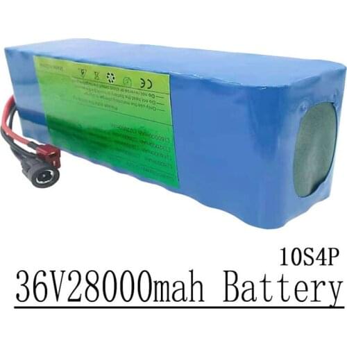 36V, 28Ah, 10S, 4P High Quality, 18650 Electric Bicycle, Scooter Battery Back, With 15A BMS, Used For Small 500W Motor