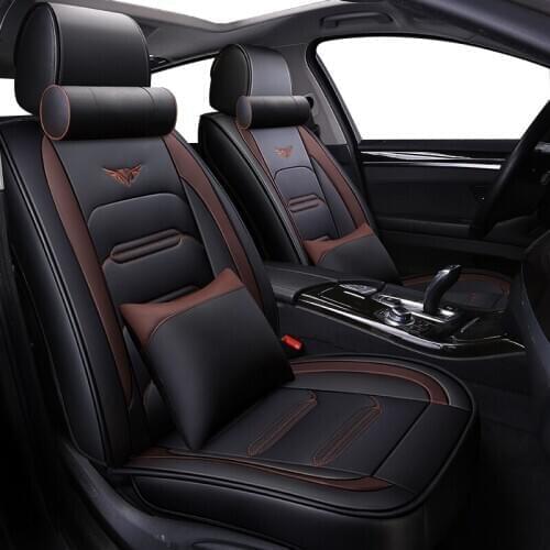 ZHOUSHENGLEE Full Coverage Eco-leather car seat covers for chevrolet sonic tracker trailblazer trax Equinox captiva cruze auto
