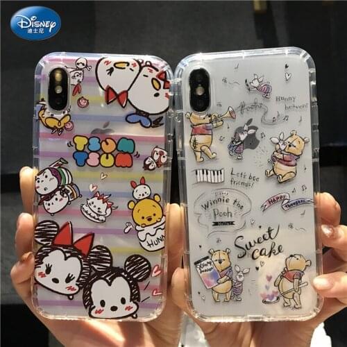 DISNEY 2021 Mickey Minnie Silicone Case for iPhone 11 Pro Xs Max iPhone 12 Pro 7 8 Plus Official Liquid Silicon 360 Full Cover