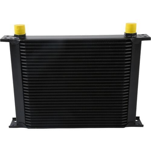 BLACK UNIVERSAL 30 ROW AN-10AN ENGINE TRANSMISSION RACING OIL COOLER BRITISH NEW