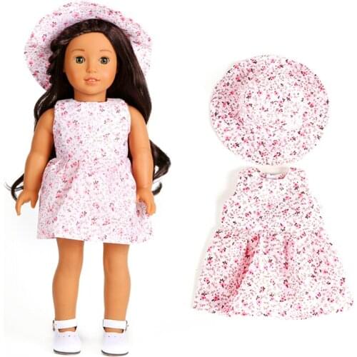 D&B 45cm Baby New Born Fit 18 inch Baby Clothes Girls Dress Doll Accessories For Children Best Doll Accessories Birthday Gift