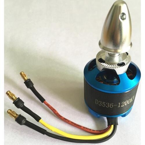 DIY D 3536 1200kv motor outrunner brushless motor for RC airplane 2000mm 2M Skysurfer FPV Remote control glider plane