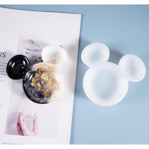 DIY Crystal Drop Glue Candy Cans Silicone Mold Animal Shaped Resin Mold For Jeweley Pendet Storage Table Decoration