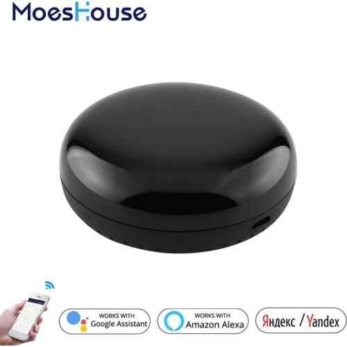 Smart IR Remote Control Infrared Universal Smart Life APP Control One for All Control TV DVD AUD Works with Alexa Google Home