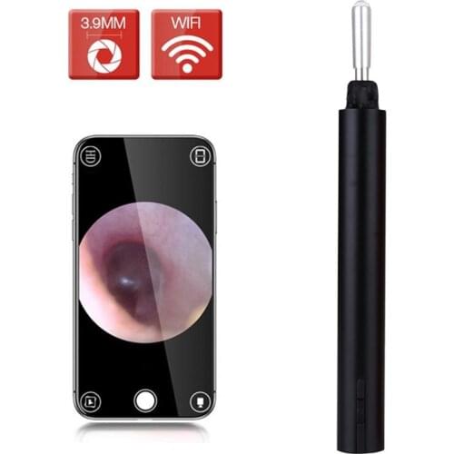 3.9mm WiFi Ear Wax Removal Tool Ear Cleaning Camera Visual Otoscope Wireless Luminous Teeth Oral Inspection Camera Tool