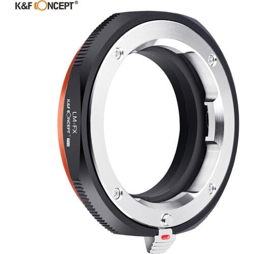 K&F Concept L/M-FX Camera Lens Mount Adapter for Leica M LM Mount Lens to Fuji Mount Camera With Matting Varnish Design