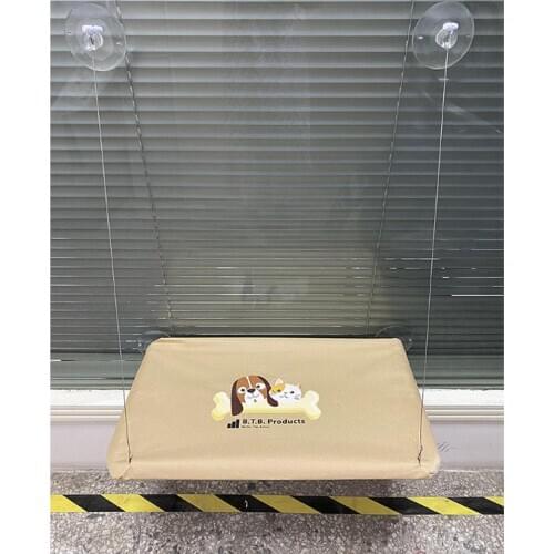 Cat Bed Cat Window Perch Window Seat Suction Cups Space Saving Cat Hammock Pet Resting Seat Safety Cat Shelves