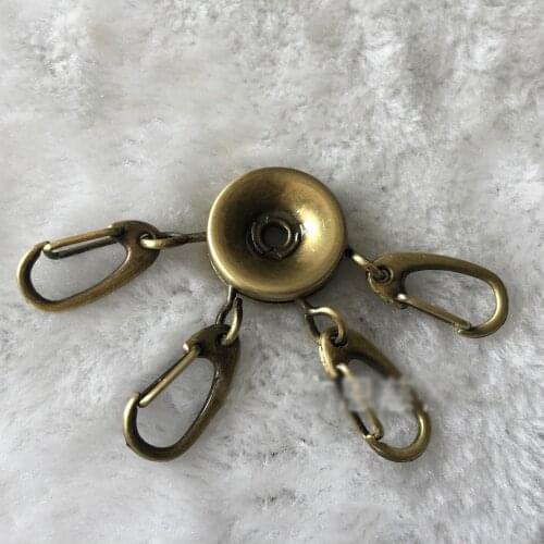 Round rotate DIY leather wallet belt bag inner key ring buckle 10pcs/lot