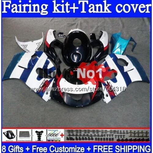 +Tank For SUZUKI SRAD GSXR 750 600 GSX-R600 62MC.41 GSXR750 GSXR600 96 97 98 99 00 1996 1997 1998 1999 2000 Fairing White Black