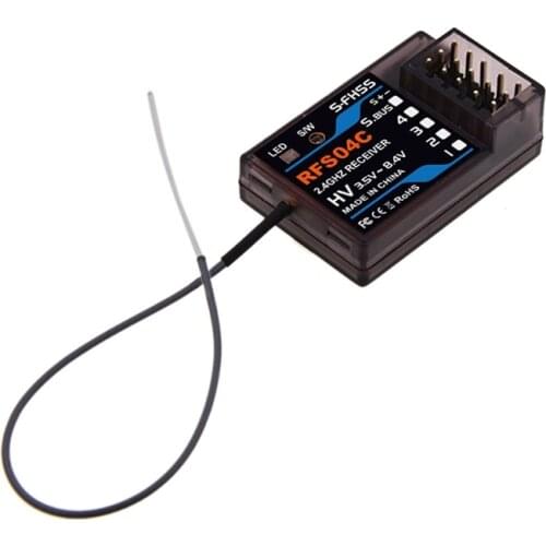 RFS04C S-FHSS Compatible 4CH+S_BUS 4 Channel Surface Receiver Special for RC Car and Boat Receiver
